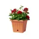 Vaso Terra Quadrato 20x20 Terracotta Bama
