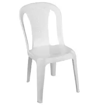 Sedia Talia Bianca 100% Resina da Giardino per Esterno Areta