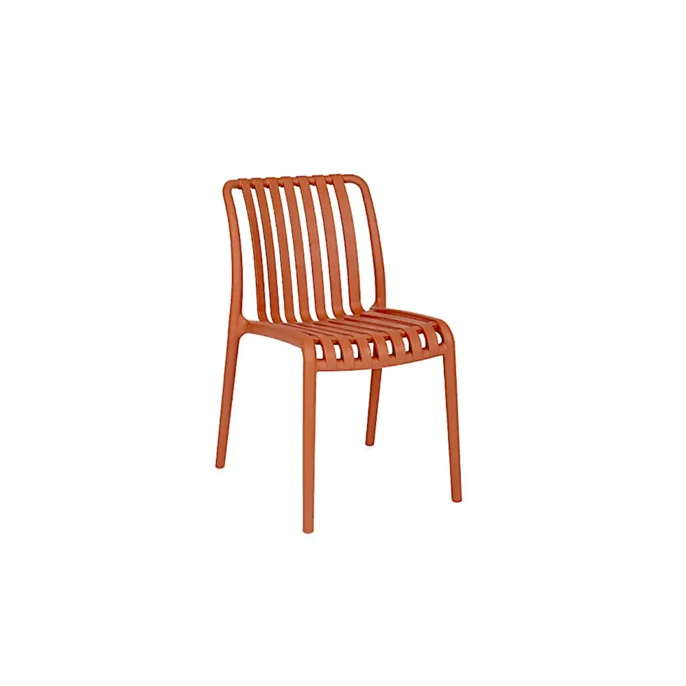 Sedia da Giardino Billie in Plastica Terracotta Impilabile Yes