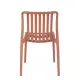 Sedia da Giardino Billie in Plastica Terracotta Impilabile Yes
