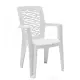Poltrona Iseo Bianco Areta