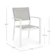 Poltrona da Giardino Hilde Bianco Cloud Struttura in Alluminio Yes