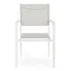 Poltrona da Giardino Hilde Bianco Cloud Struttura in Alluminio Yes