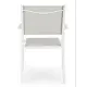 Poltrona da Giardino Hilde Bianco Cloud Struttura in Alluminio Yes