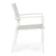 Poltrona da Giardino Hilde Bianco Cloud Struttura in Alluminio Yes