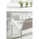 Poltrona da Giardino Hilde Bianco Cloud Struttura in Alluminio Yes