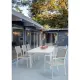 Poltrona da Giardino Hilde Bianco Cloud Struttura in Alluminio Yes