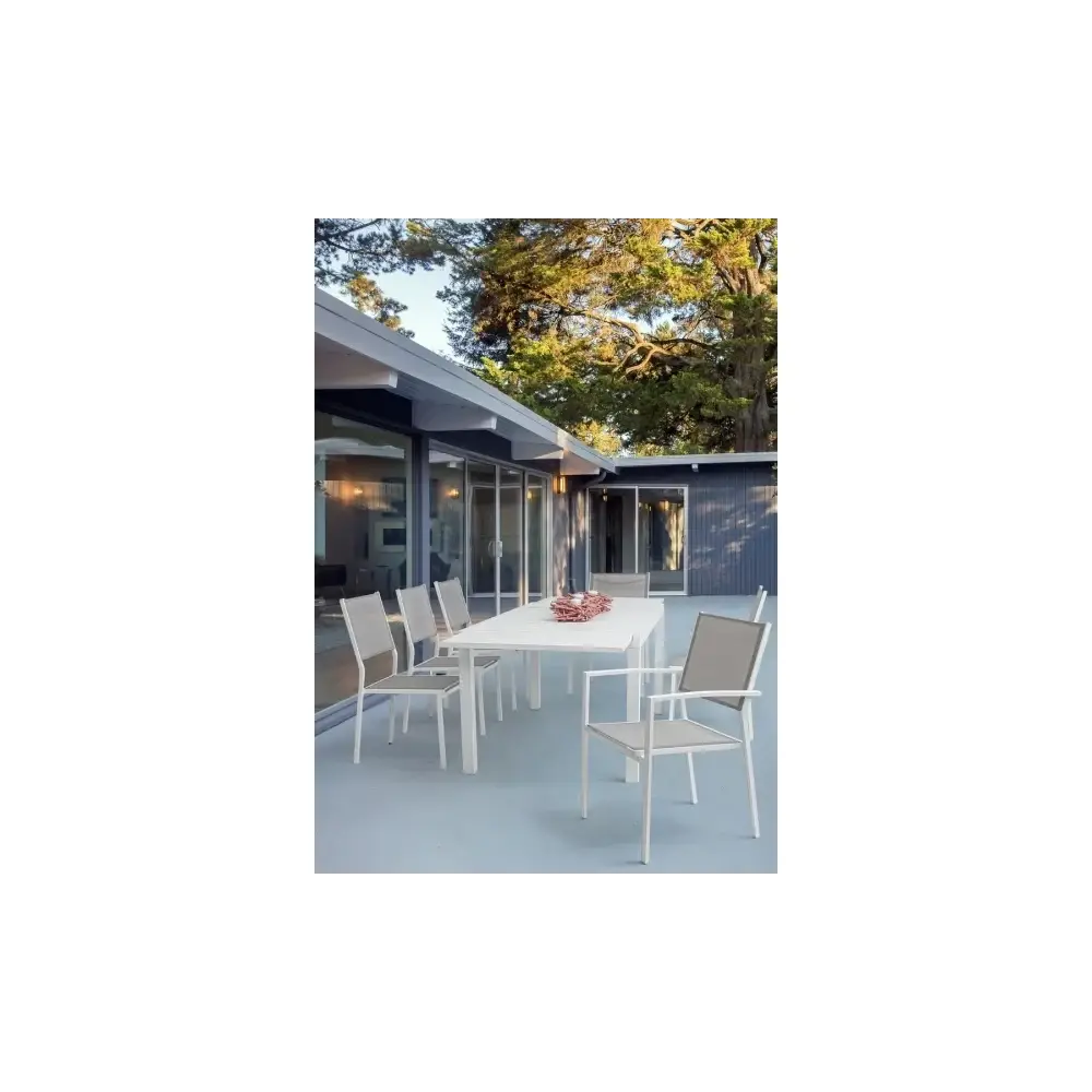 Poltrona da Giardino Hilde Bianco Cloud Struttura in Alluminio Yes