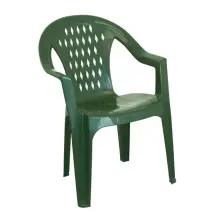Poltrona Tressi in Polipropilene Verde con Braccioli L57 X P61,5 Igap