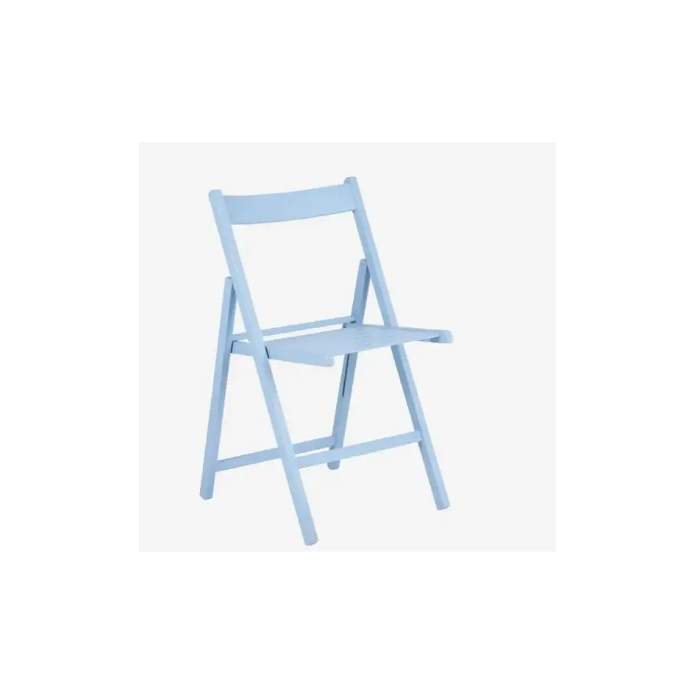 Sedia Pieghevole Azzurra Happy Hour Italiadoc