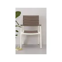 Poltrona Harmony Bianco/cappuccino Keter