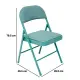 Sedia Pieghevole Flexy Verde in Metallo e Poliestere 5Five