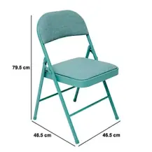 Sedia Pieghevole Flexy Verde in Metallo e Poliestere 5Five