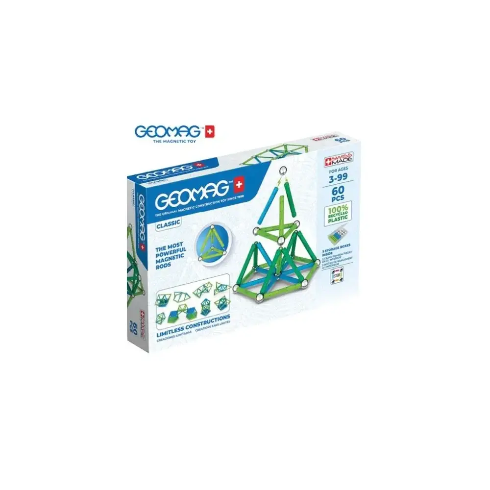 Geomag 272 Costruzioni Classic 60 Pezzi Newprojet