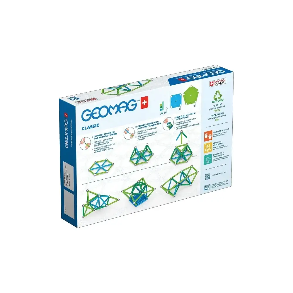 Geomag 272 Costruzioni Classic 60 Pezzi Newprojet