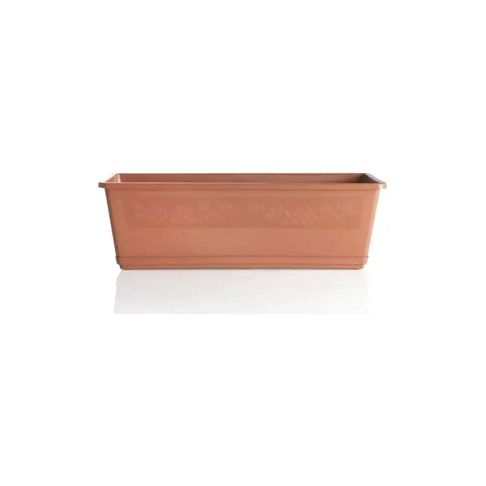 Fioriera Balconella 60 cm Terracotta con Sottovaso Resistente Bama