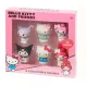 Hello Kitty Set 6 Personaggi Gomma 3D Kuromi e My Melody Toys One