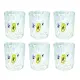 Confezione 6 Bicchieri Pavone Bianco Brandani