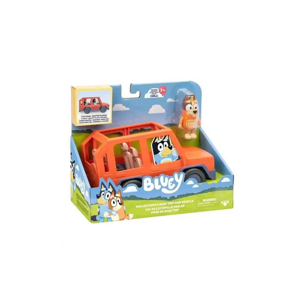 Bluey Veicolo 4x4 con Personaggio Rocco Giocattoli