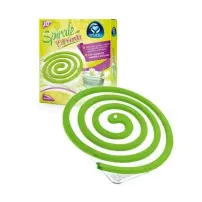 Confezione 10 Zampironi Citronella con Supporto Metallo Seta Blu