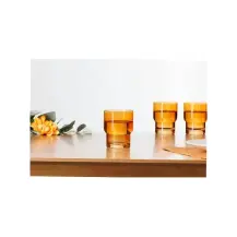 Set 6 Bicchieri Bassi Ella Ocra 30 cl Secret de Gourmet