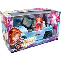 Winx Bloom Jeep Bambola con Veicolo a Ruote Libere Rocco Giocattoli