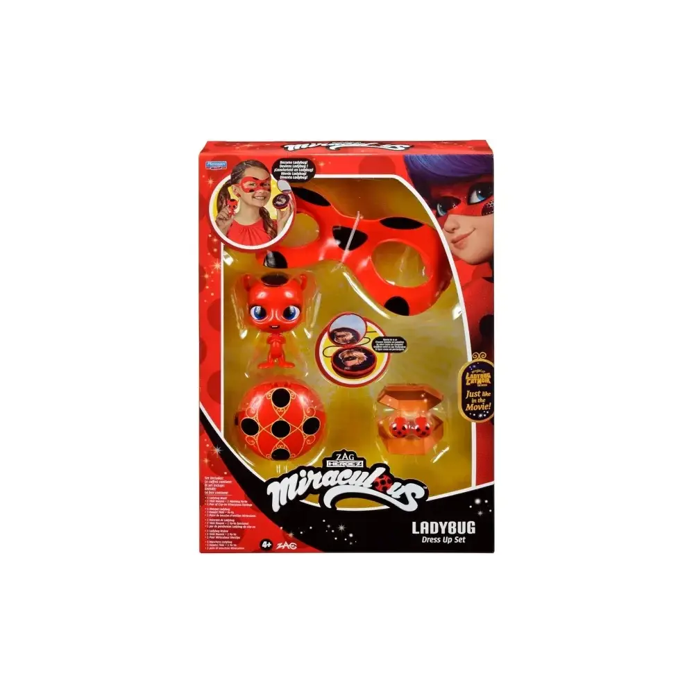 Miraculous Ladybug Set di Trasformazione Costume Maschera MV Giochi