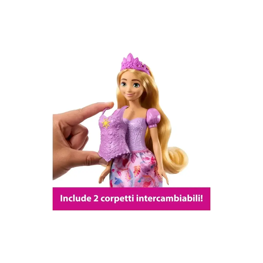 Rapunzel Disney Princess 2 Storie in 1 con 2 Look Completi Toys One