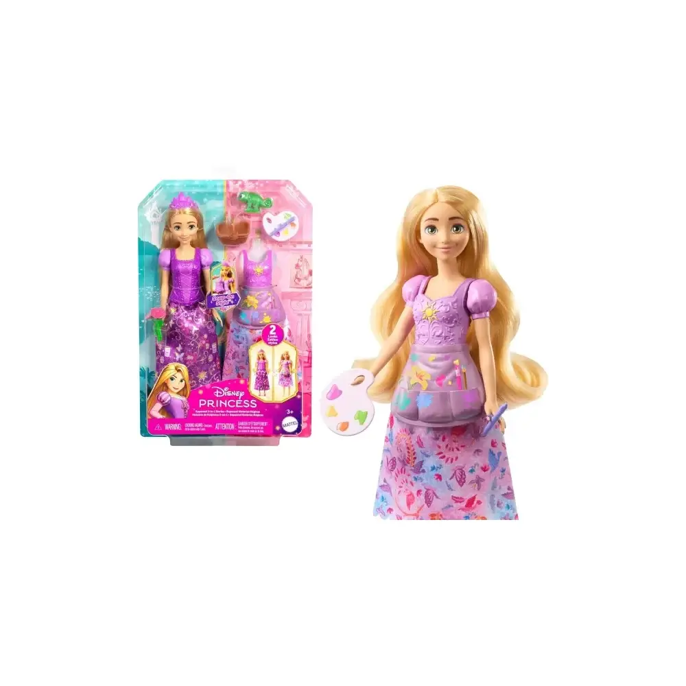 Rapunzel Disney Princess 2 Storie in 1 con 2 Look Completi Toys One