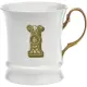 Tazzina in Porcellana 80 ml Moka Gold Lettera i By Livellara