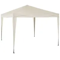 Gazebo Pieghevole 3x3 mt con Telo in Tessuto