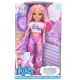 Nancy Look Brillante Bambola con Capelli Rosa Accessori Famosa