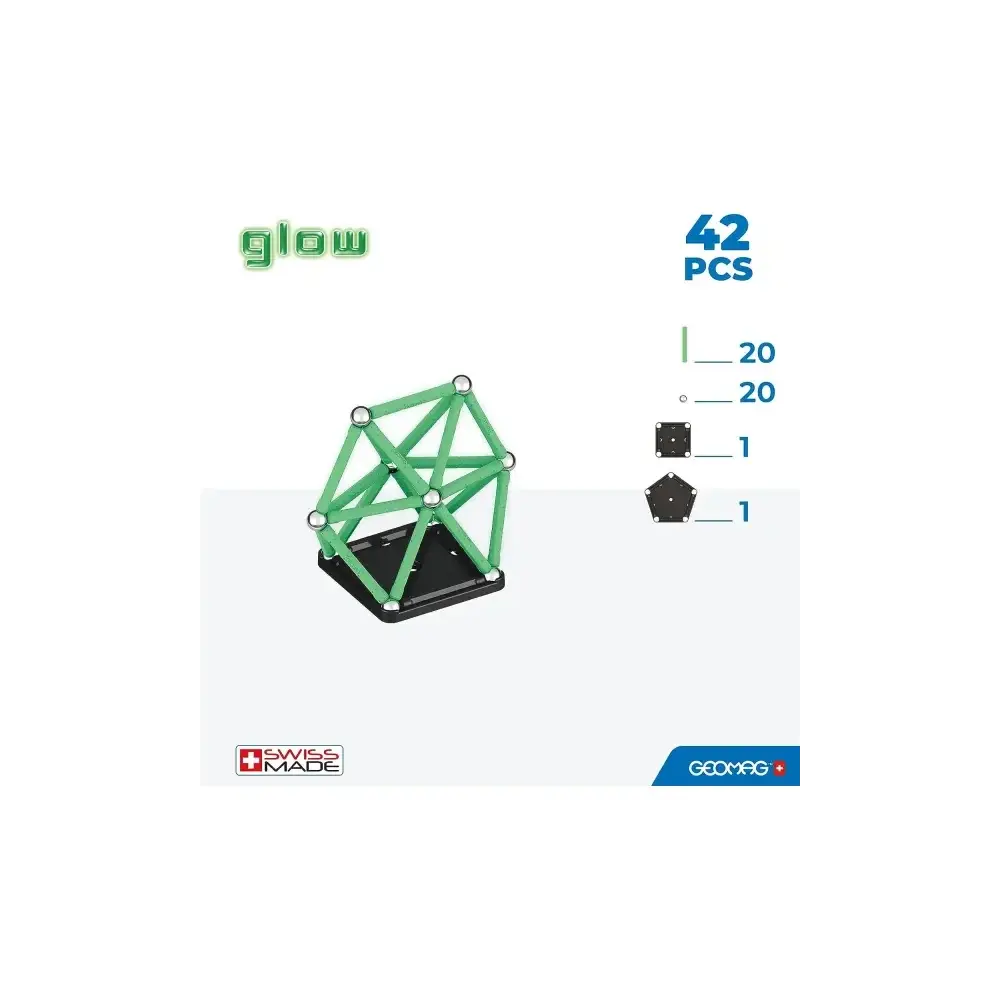 Geomag 329 Costruzioni Glow 42 Pezzi Newprojet