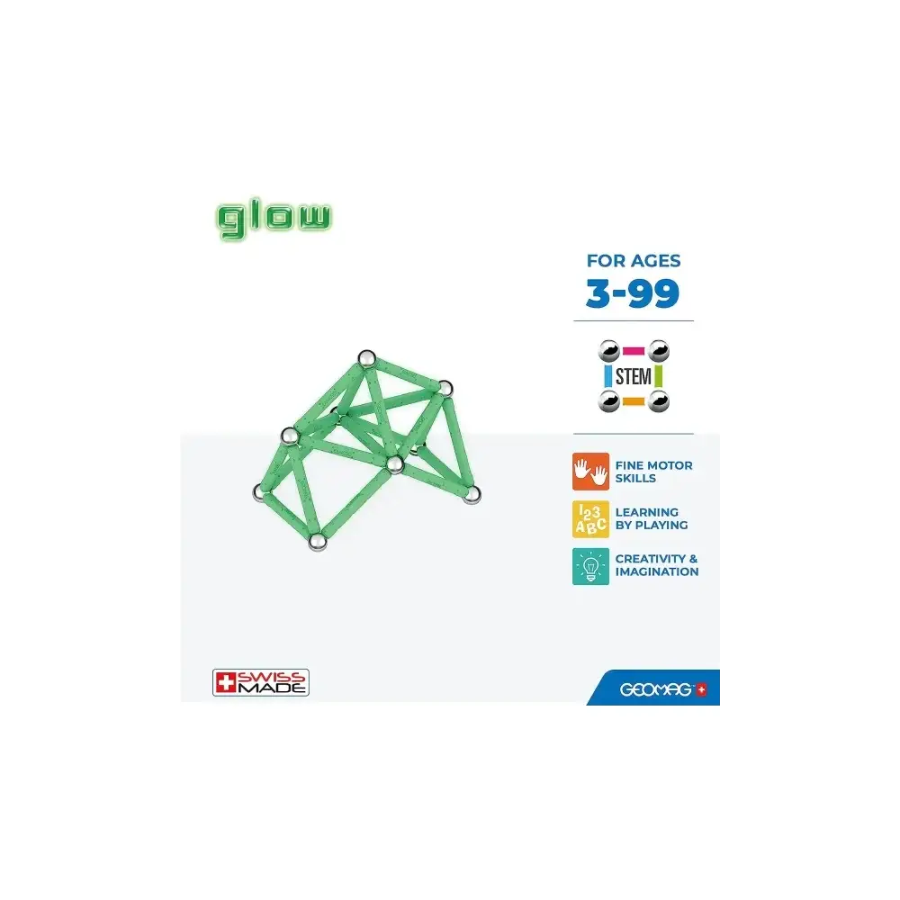 Geomag 329 Costruzioni Glow 42 Pezzi Newprojet