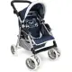 Passeggino Blu per Bambole con Orsetto Struttura in Metallo Teorema