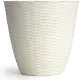 Portavaso Effetto Paglia Panna Vaso in Plastica 3 Litri Diametro Bama