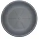 Sottovaso D.30 cm Grigio Elegante e Resistente per Vasi e Piante Bama