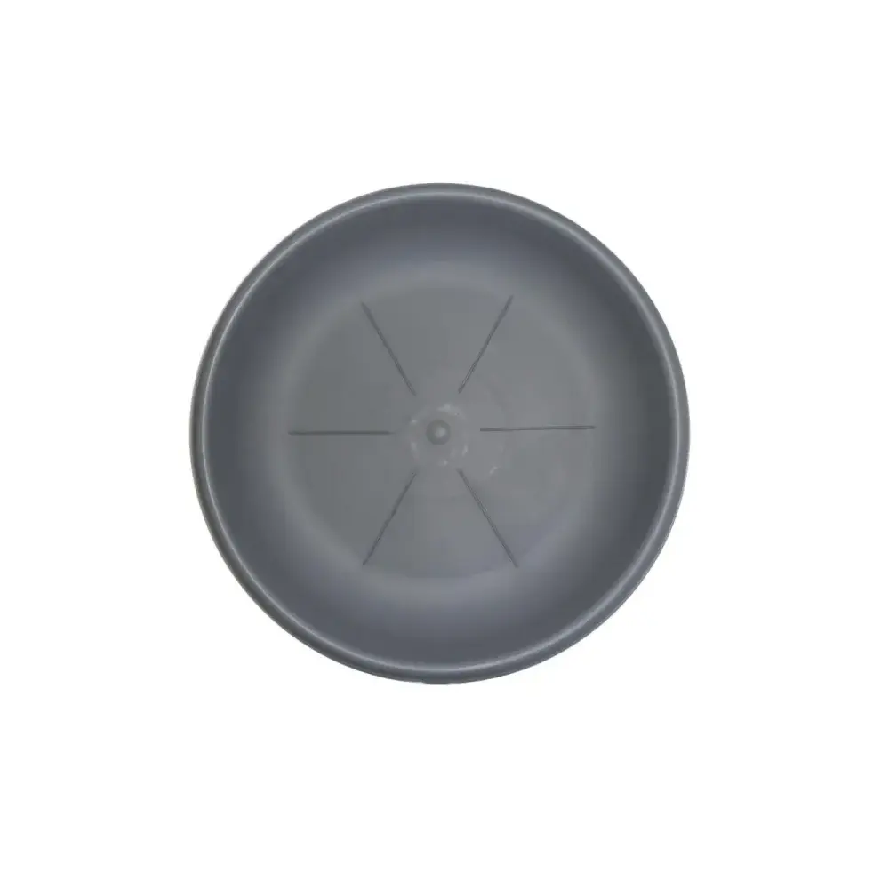 Sottovaso D.30 cm Grigio Elegante e Resistente per Vasi e Piante Bama