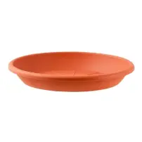 Sottovaso Plastica Terracotta Diametro 22 cm Accessorio Piante Bama