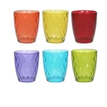Set 6 Bicchieri Jenny Multicolore 320 ml Tognana