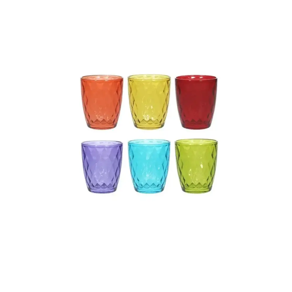 Set 6 Bicchieri Jenny Multicolore 320 ml Tognana