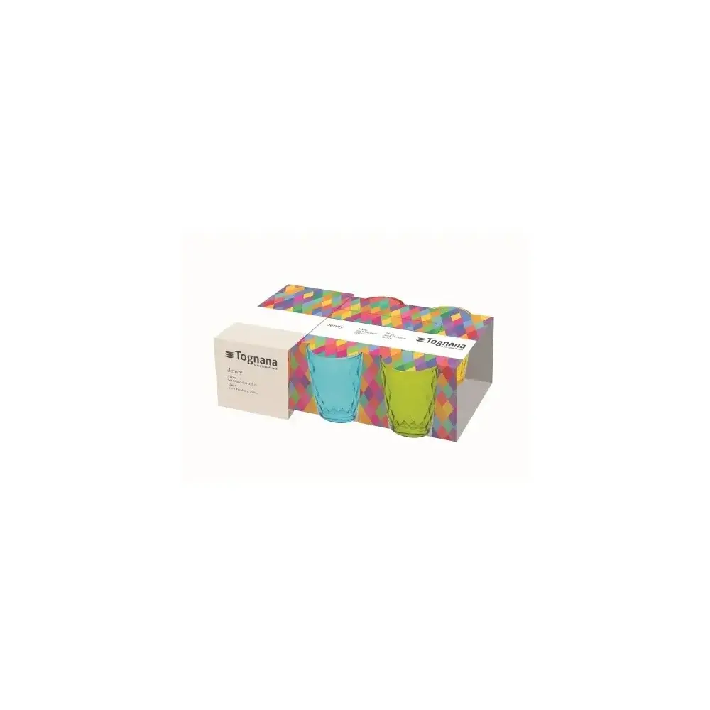 Set 6 Bicchieri Jenny Multicolore 320 ml Tognana