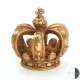 Corona Oro D7,5x7,5cm Resina New Bi