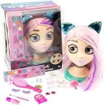 Influencer Make Up Doll Testa da Truccare e Pettinare Occhi Nice