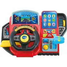 Volante Turbo Pilota Cruscotto Interattivo 20 Giochi Educativi 9 VTech