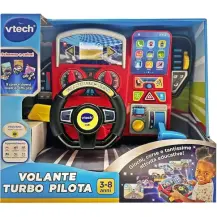 Volante Turbo Pilota Cruscotto Interattivo 20 Giochi Educativi 9 VTech