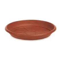 Sottovaso Plastica Terracotta Diametro 16 cm Accessorio Piante Bama