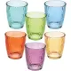 Set 6 Bicchieri Seoul 310 ml Vetro Colorato Anti-UV Ideale Tognana