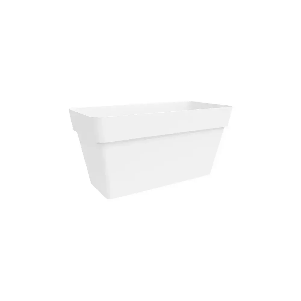 Arké Cassettone 60 cm Fioriera Bianca con Sottocassetta 32 Nicoli