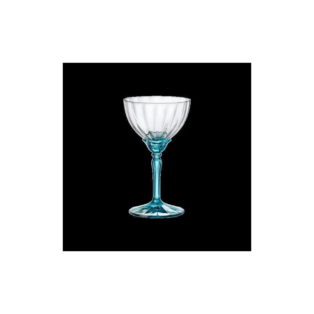 Florian Confezione 6 Calici Champagne Lucent Blue 24cl Bormioli Rocco